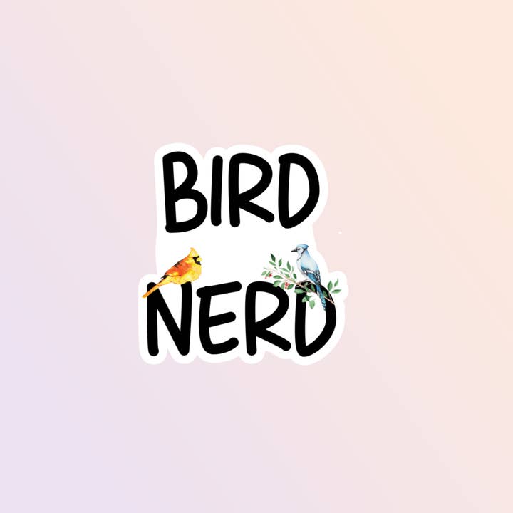 Bird Nerd Sticker, grappige sticker voor wholesale door Sorry Not Sorry Co