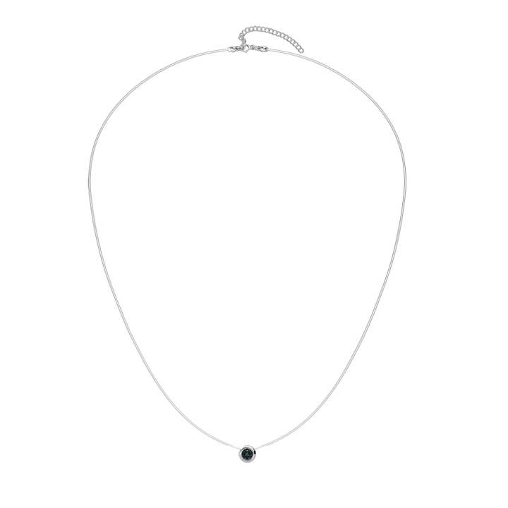 CARALI / MYC Paris - Wholesale Jewelry Set - 7 Invisible Moon Pendants - Silver and Multi10