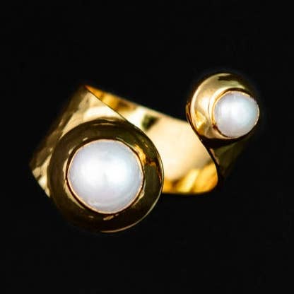 Baroque Pearl Ring for wholesale by Steward & James
