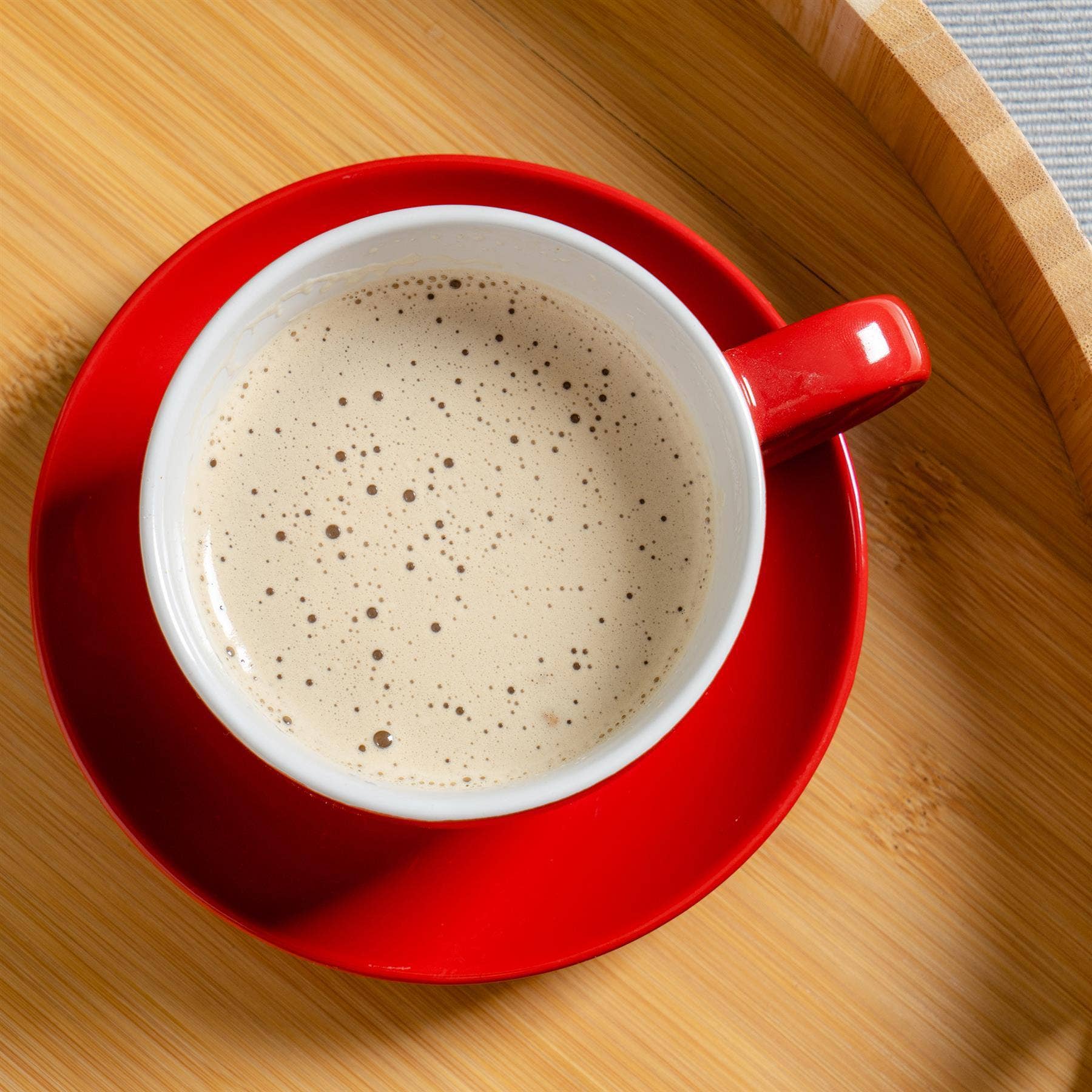 Rinkit Ltd - Vendita all'ingrosso Tazza da tè/caffè - Argon Tableware - Tazza da cappuccino colorata, colore rosso, 250 ml3