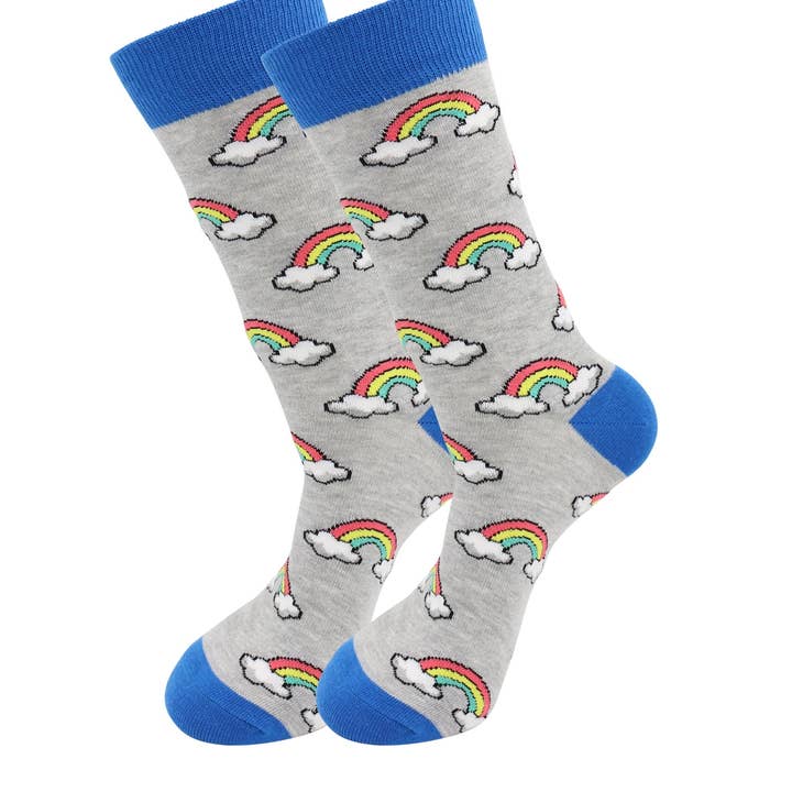 Cloud Rainbow Socks - Comfy Cotton for Men & Women for wholesale by Real Sic