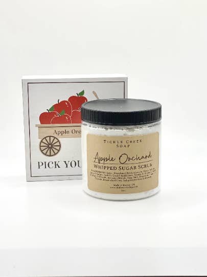 Whipped Sugar Scrub Apple Orchard for wholesale by Tickle Creek Soap