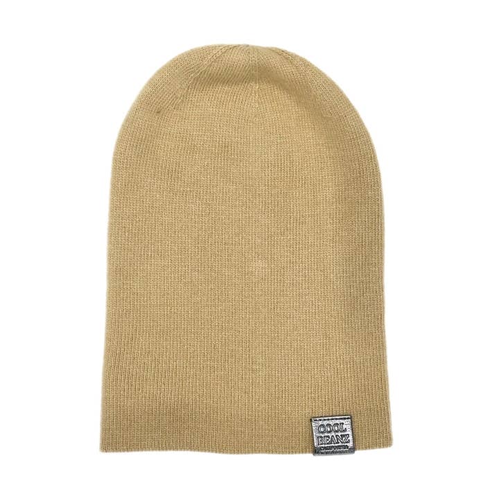 Lux Slouchy Beanie - Wheat for wholesale by Cool Beanz