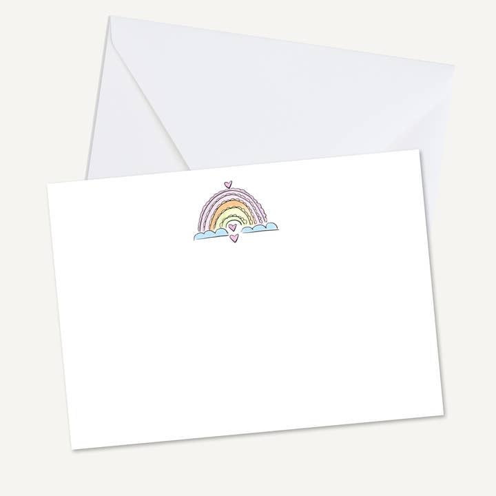 Conjunto Cartão Rainbow Dreams Note por atacado de Lamb + Joy
