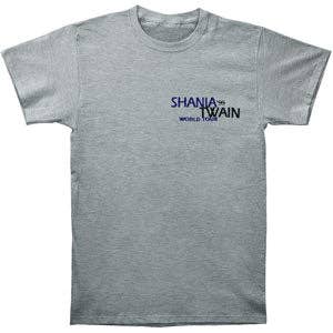 Shania Twain Embroidered World Tour 99 T-shirt for wholesale by Rockabilia