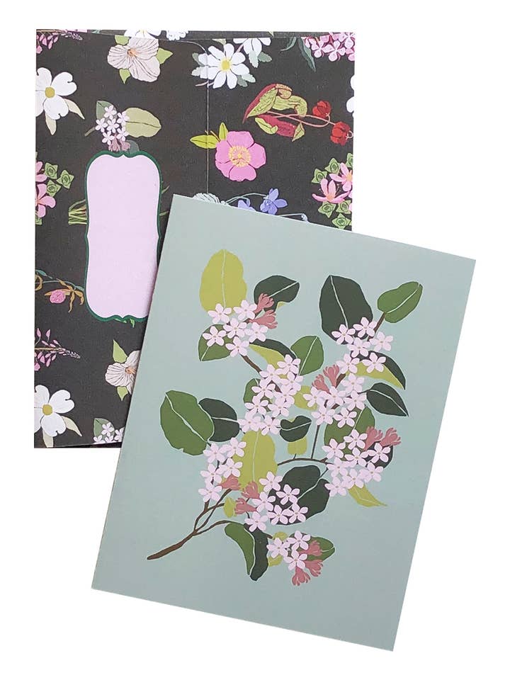 Carte de vœux Mayflower A2 de la Nouvelle-Écosse — intérieur vierge pour la vente par Artistry Cards