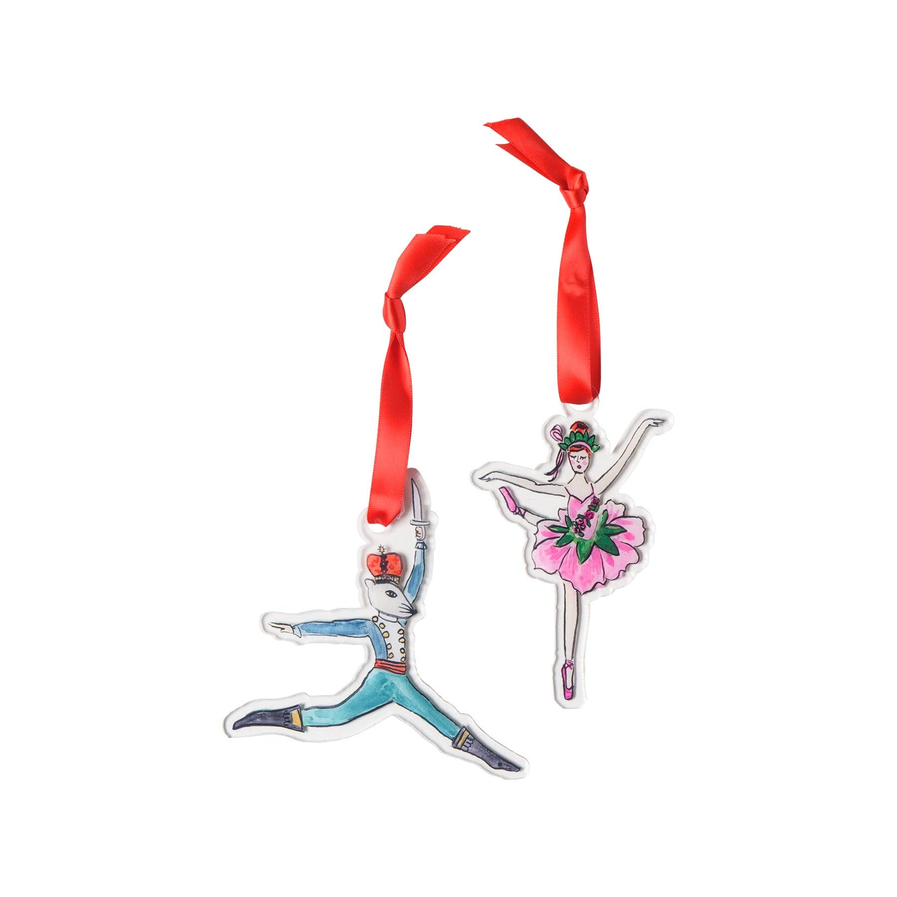 Over the Moon Gift - Wholesale Ornament Set - Flower & Mouse King Acrylic Ornament Set