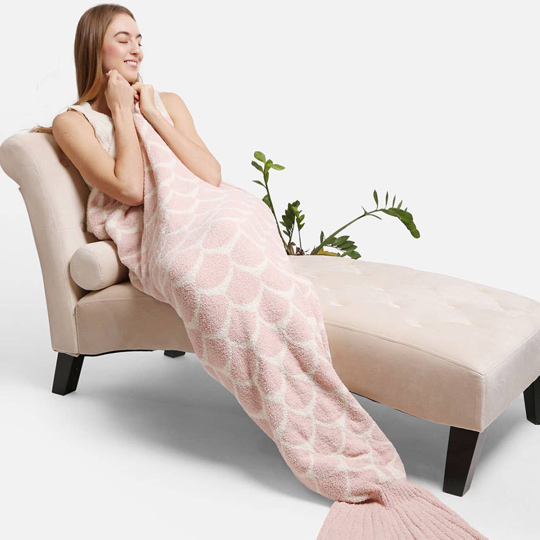 Fashion City - Wholesale Throw Blanket - Luxury Super Soft Mermaid Tail Blanket2