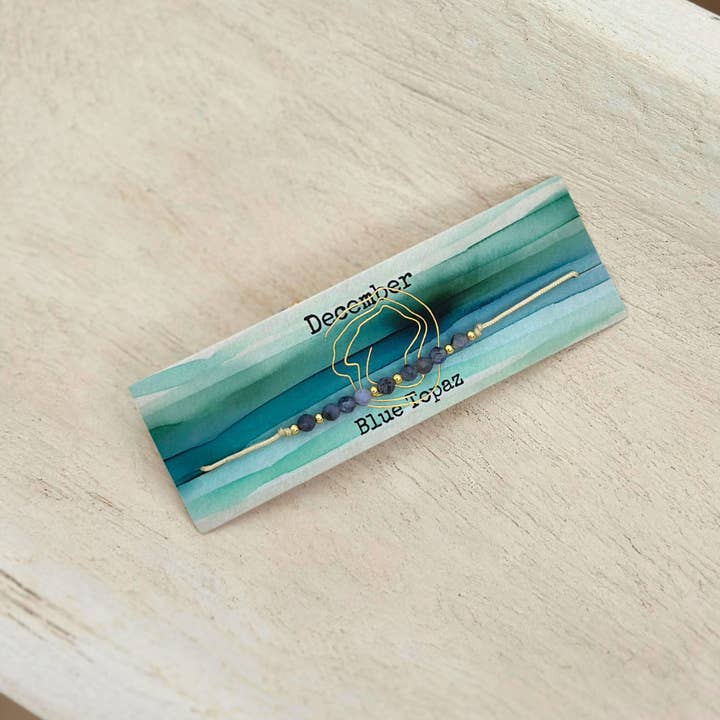 Picki Nicki - Vendita all'ingrosso Parure di gioielli - Braccialetto Birthstone, set di pietre preziose su carte10