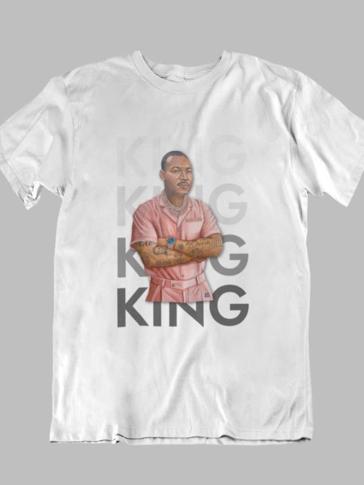 LX Artworks - Wholesale T-Shirt (Graphic) - Unisex - Limited Edition "KING" Back 2 School T-Shirt