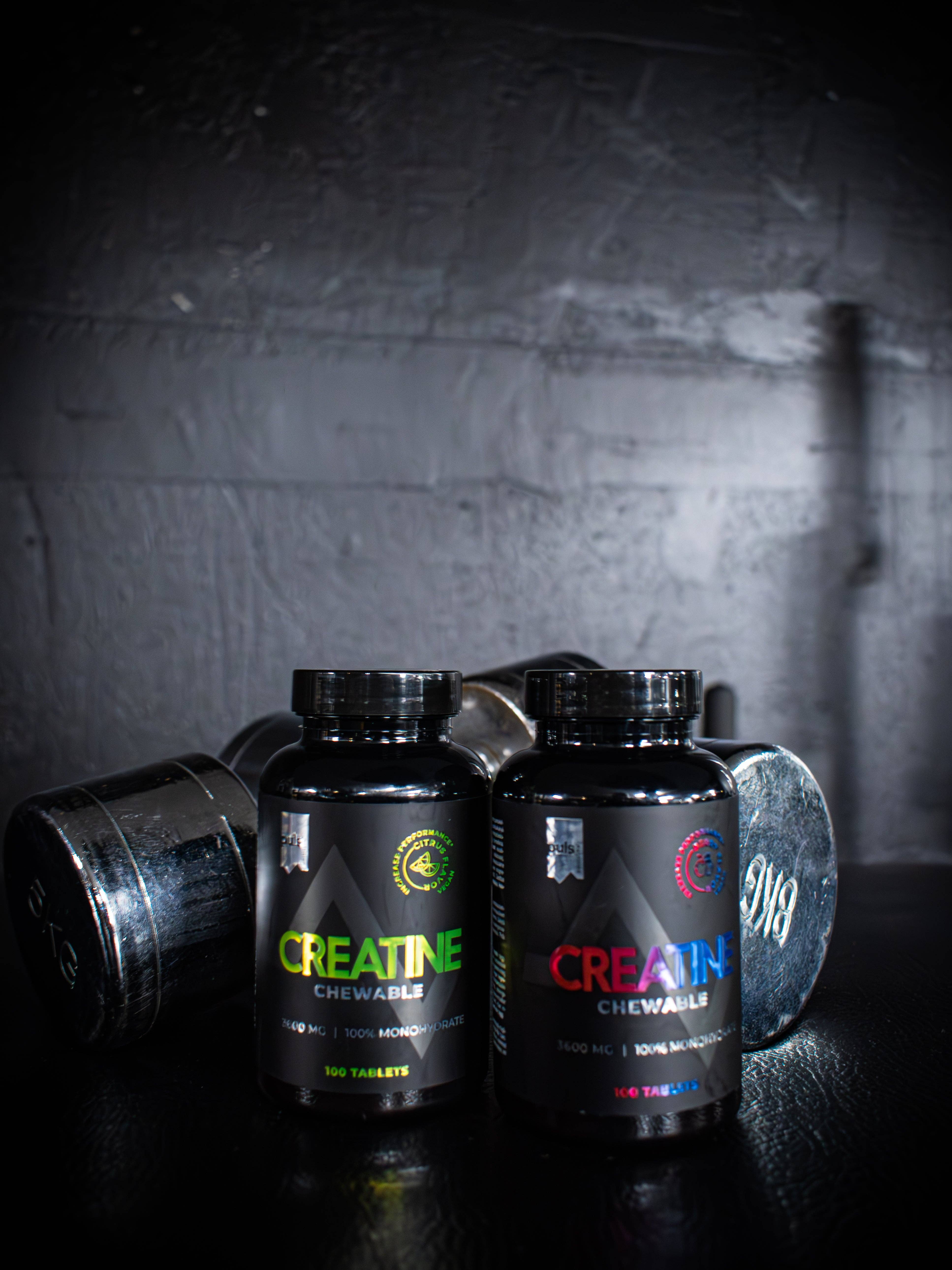 Puls Nutrition - Wholesale Oral Supplement/Vitamin - CHEWABLE CREATINE Berry 100tbl1