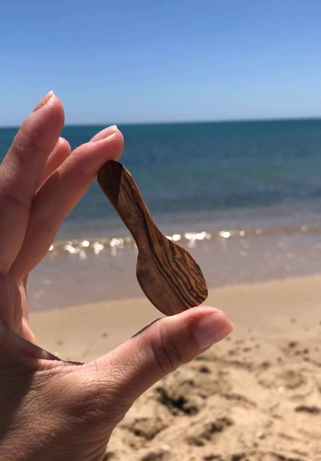 Katari Beauty - Wholesale Spatula/Turner - ACCESSORIES | Handmade Sustainable Olive wood Mixing Spatula1