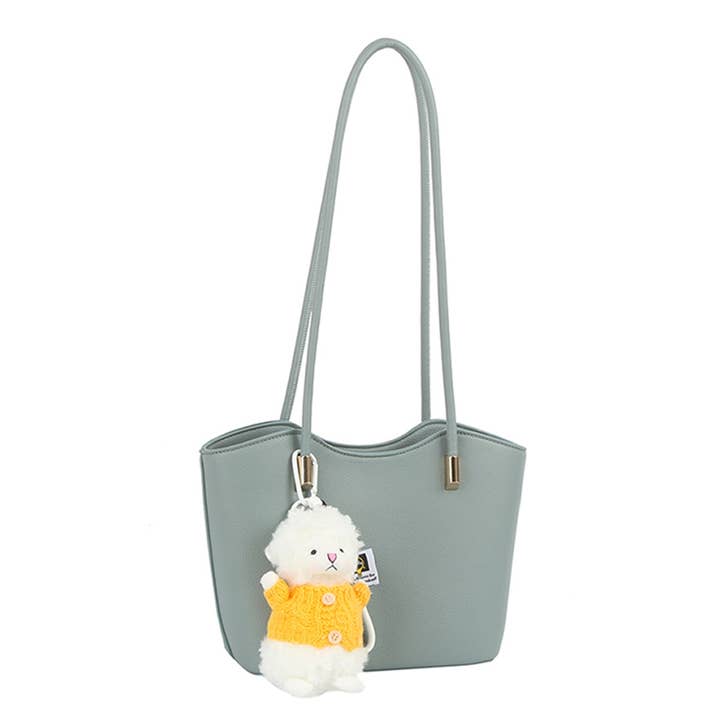 Collections by Fame Accessories - Wholesale Purse/bag accessory – Women’s - Crochet Outfit Sheep And Cord Bag Charm1