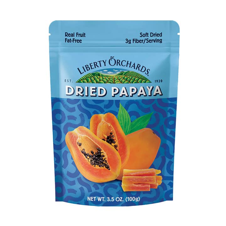 Liberty Orchards Papaia Seca 3,5oz - 15un por atacado de I Got Your Candy