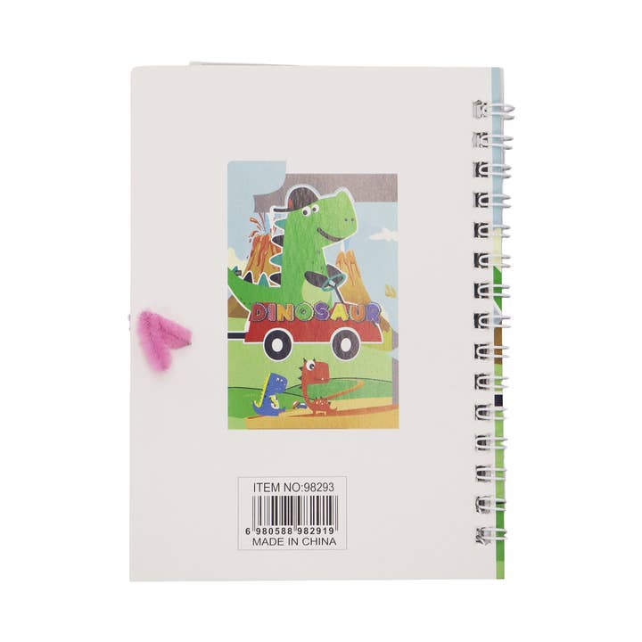 ASSORTED Dinosaur A6 Spiral Bound Notebook With Pen for wholesale on Faire6