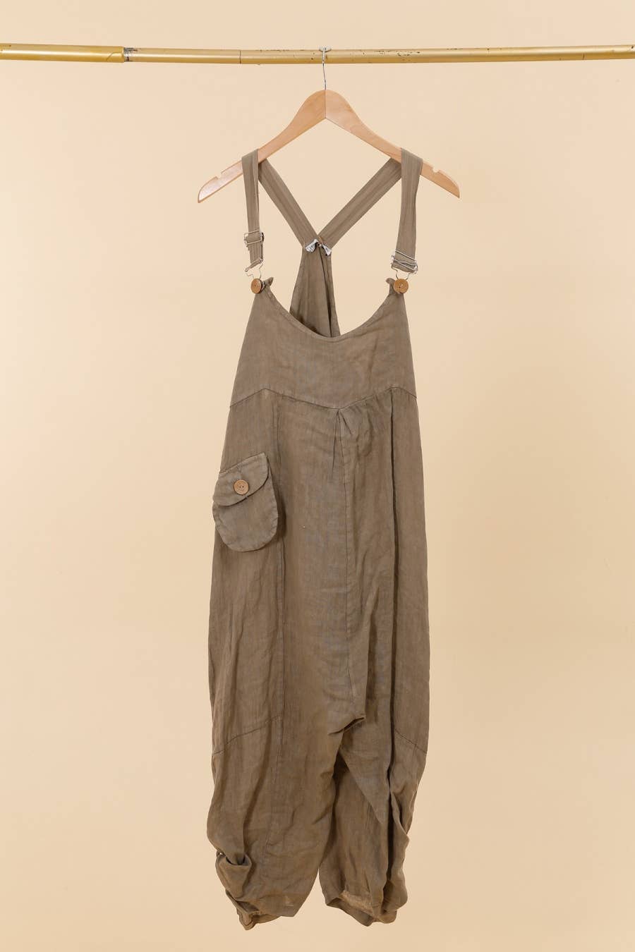 LÉA & LUC - Wholesale Overalls - Women's - 100% linen jumpsuit REF. 722298