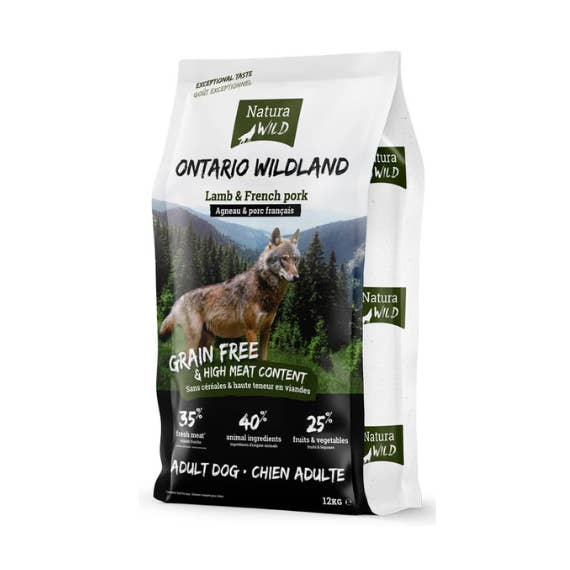 Natura Wild Ontario Wildland Kornfrit Hundefoder - 12 kg for engroshandel hos Hundeudstyr Engros ApS