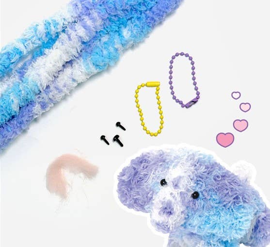 K-Wonderland – wholesale DIY craft kit – MORU Bow Doll DIY Kit / Easy & Simple10