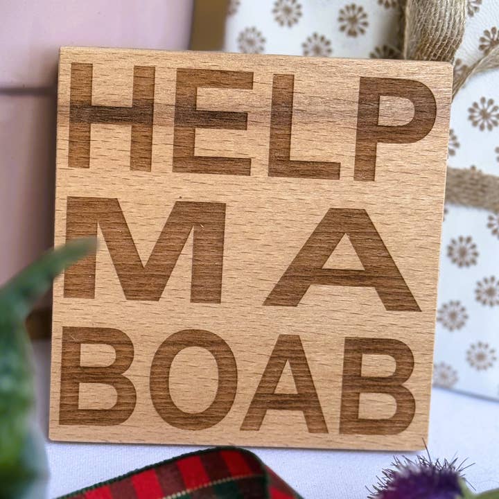 Coaster - Écossais - Help Ma Boab pour la vente par Craftypups
