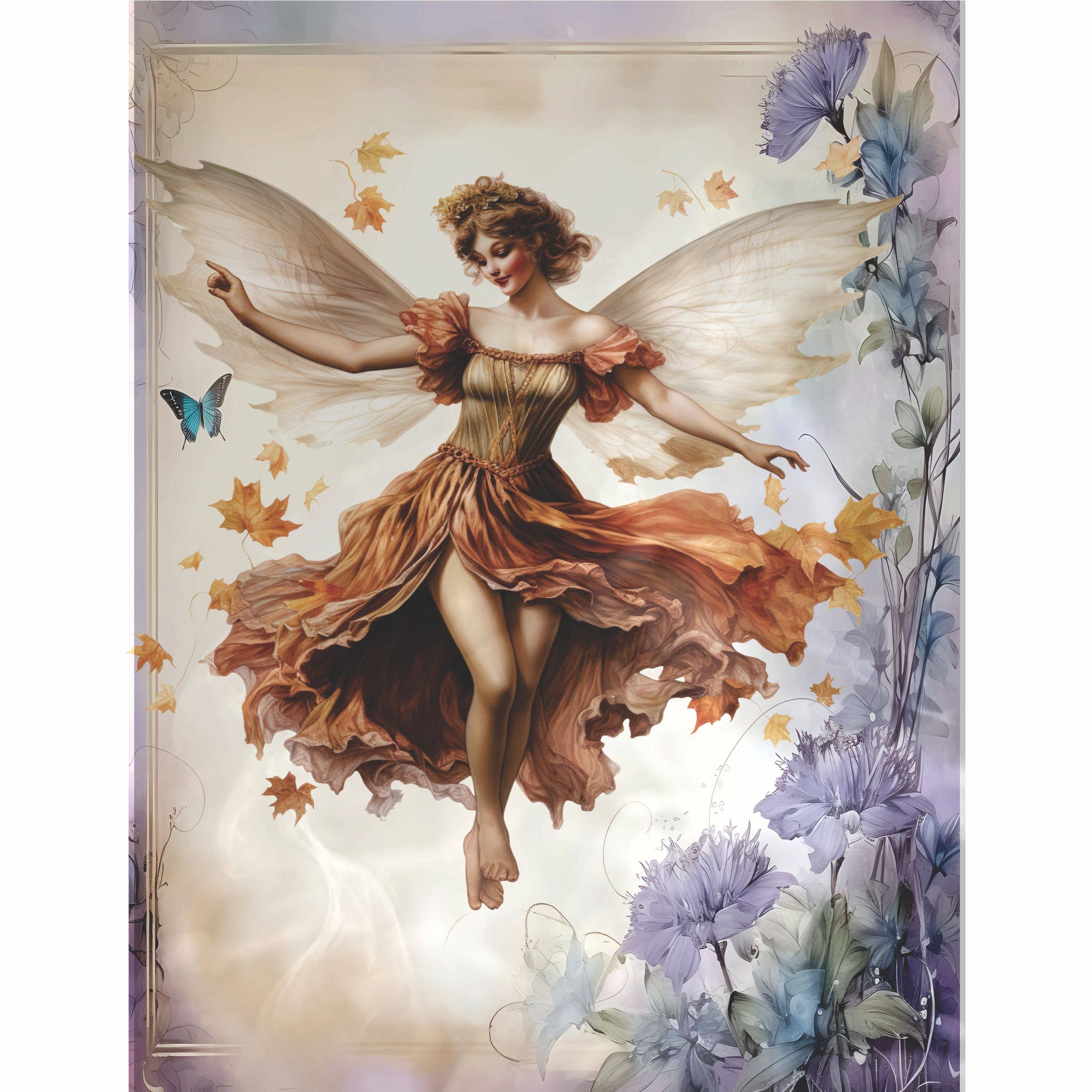 Craft Kreatively - Wholesale Craft Supplies - Vintage Fairies Decoupage Rice Paper - A4 - 6pc – for Crafts7