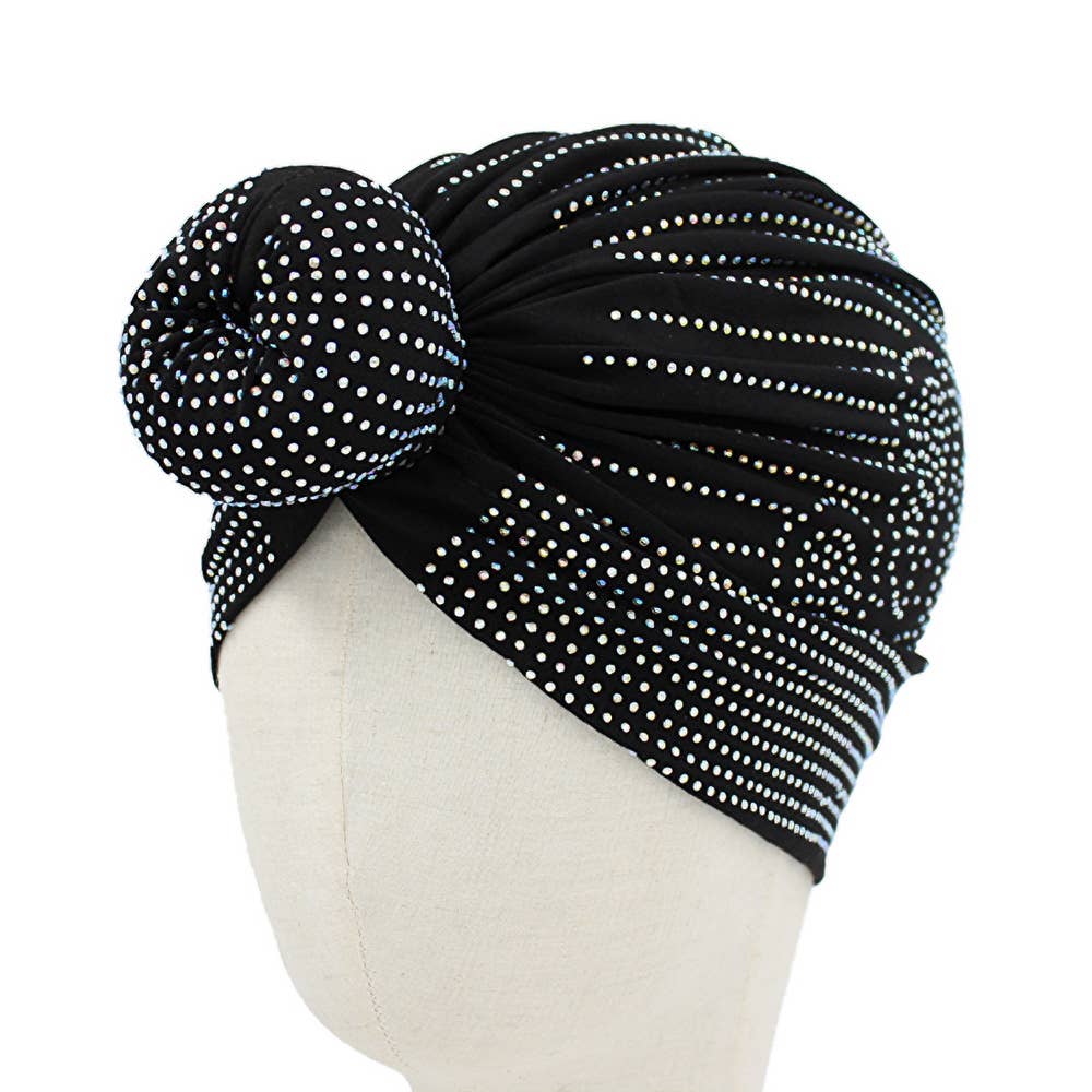 Sensibling Corp. - Wholesale Turban - Women's - Bling Studded Turban Hair Wrap
7