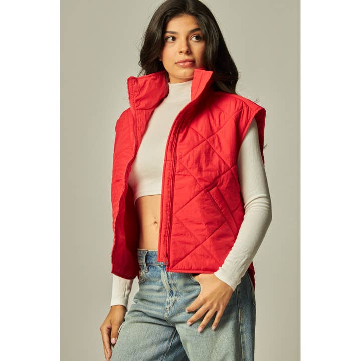 HiteJeans - Wholesale Outerwear Vest - Women's - Oversized Puffer Vest