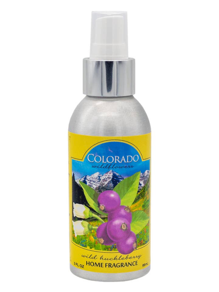 Colorado Huckleberry Wildflower Scented Home Fragrance Spray for wholesale by Created By Nature