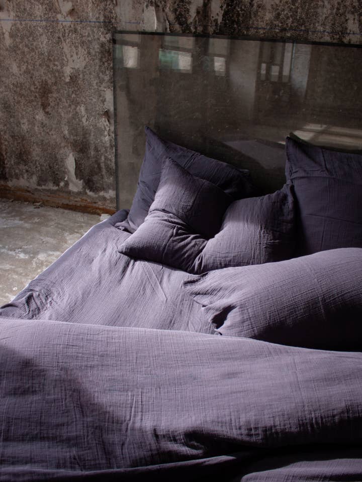 Doppelpack weiche Kissenbezüge aus Baumwoll-Musselin für den Großhandel von Maison Masarin