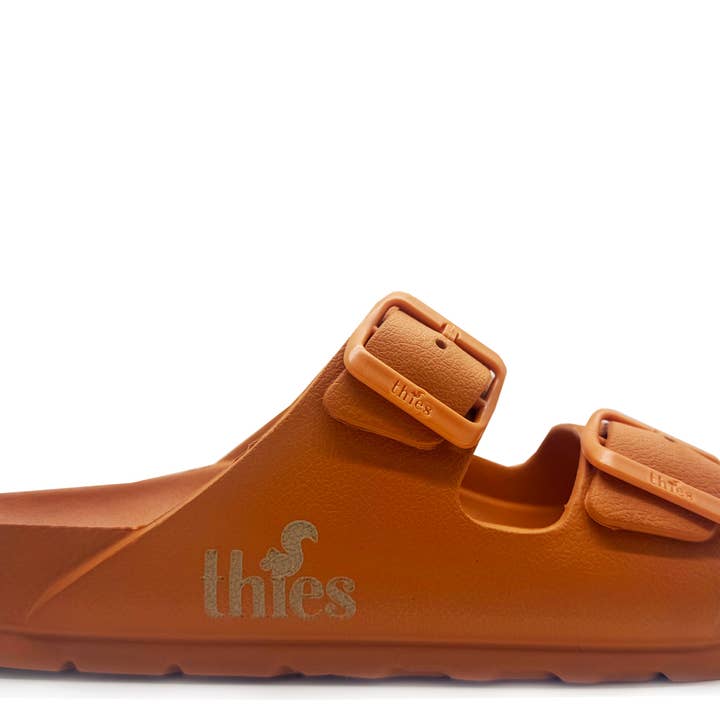 Sandalias veganas Ecofoam de thies® en naranja amargo para venta al por mayor de thies