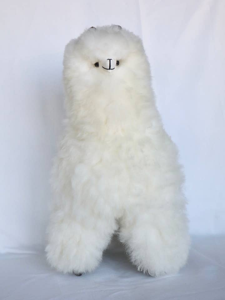 Grand Alpaga 50 cm - 100 % fourrure d'alpaga pour la vente par Circle Textile