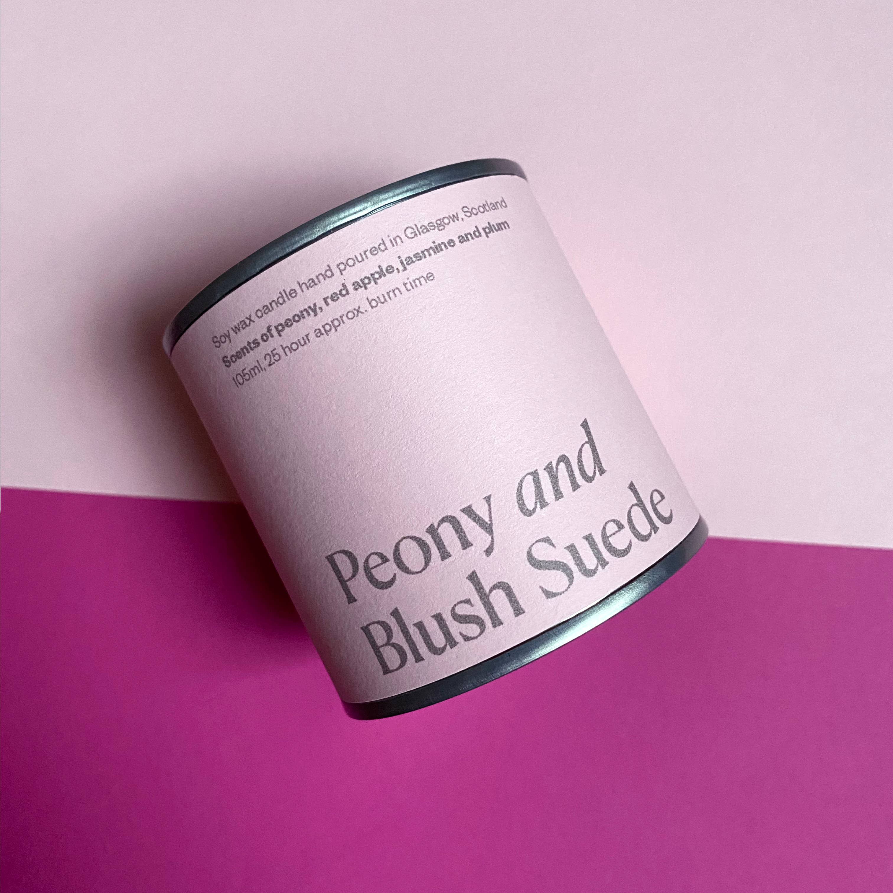 Lovat Press - Wholesale Travel Candles - Valentine's Day limited edition label Soy Wax Candle – Peony1