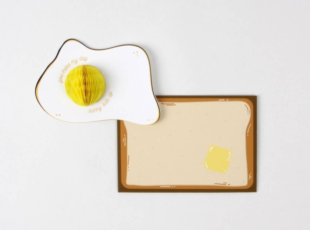 UWP Luxe - Wholesale Everyday Greeting Card - Sunny Side Up Pop-Up Card3