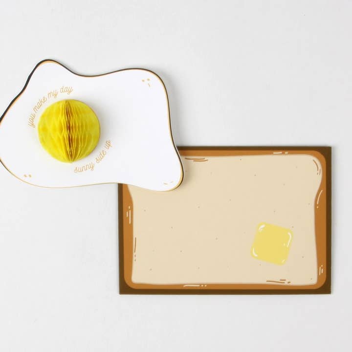 UWP Luxe - Wholesale Everyday Greeting Card - Sunny Side Up Pop-Up Card3