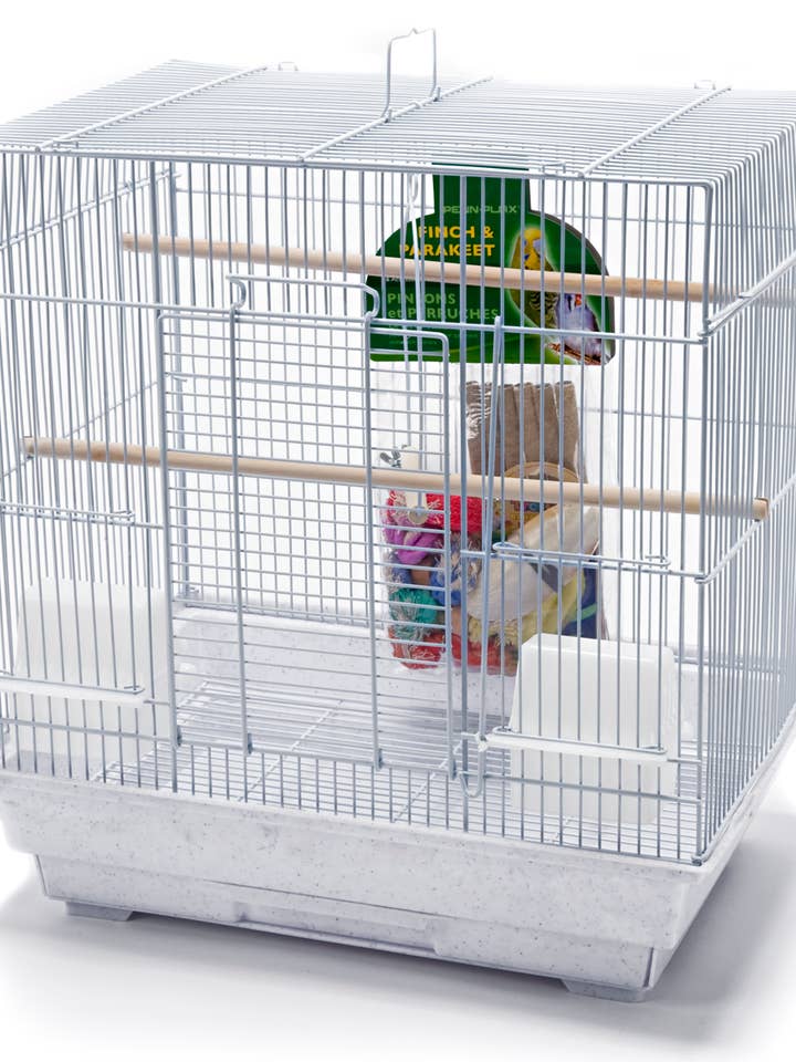 Small Bird Kit – White / Square Style for wholesale by Penn-Plax