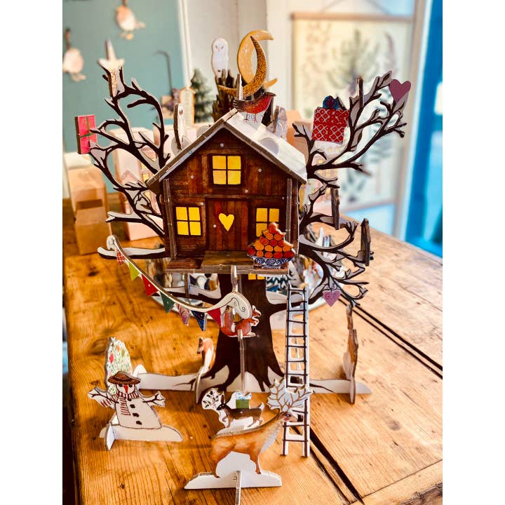 Roger La Borde - Wholesale Advent Calendar - Christmas Treehouse Pop & Slot 3D Advent - POP 1106