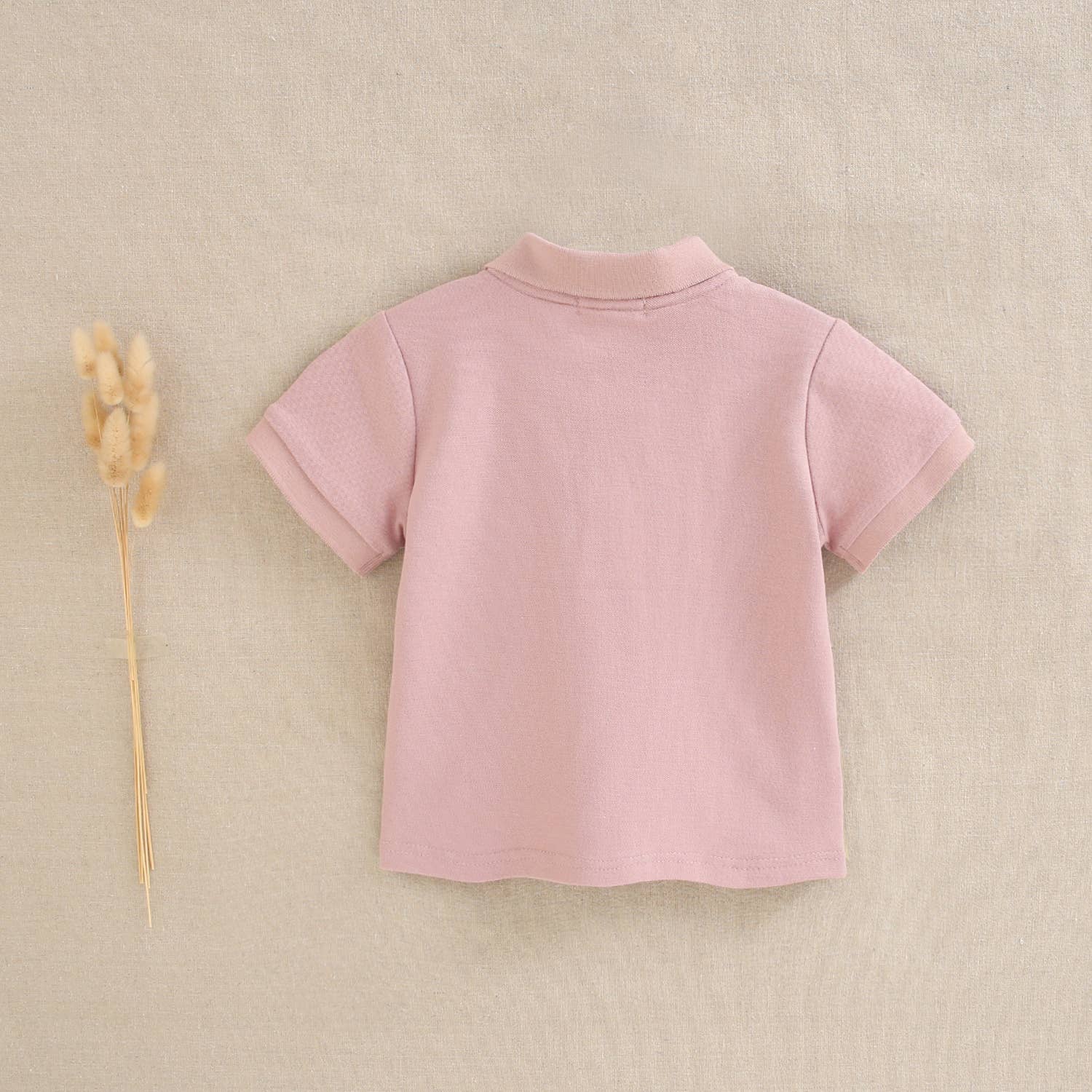 Dadati - Wholesale T-Shirt - Baby - Dusty pink baby boy's polo1