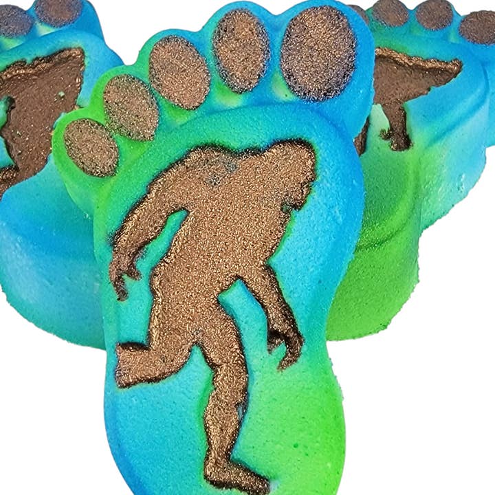 Big Foot Bath Bomb for wholesale by Indulgence Bath Bakery