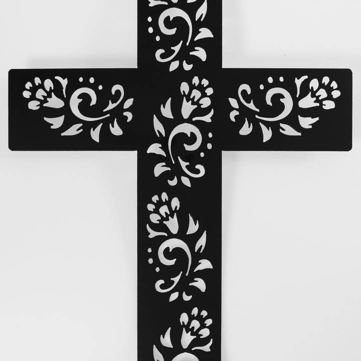 Floral Cross for wholesale by Feddes Fabrications