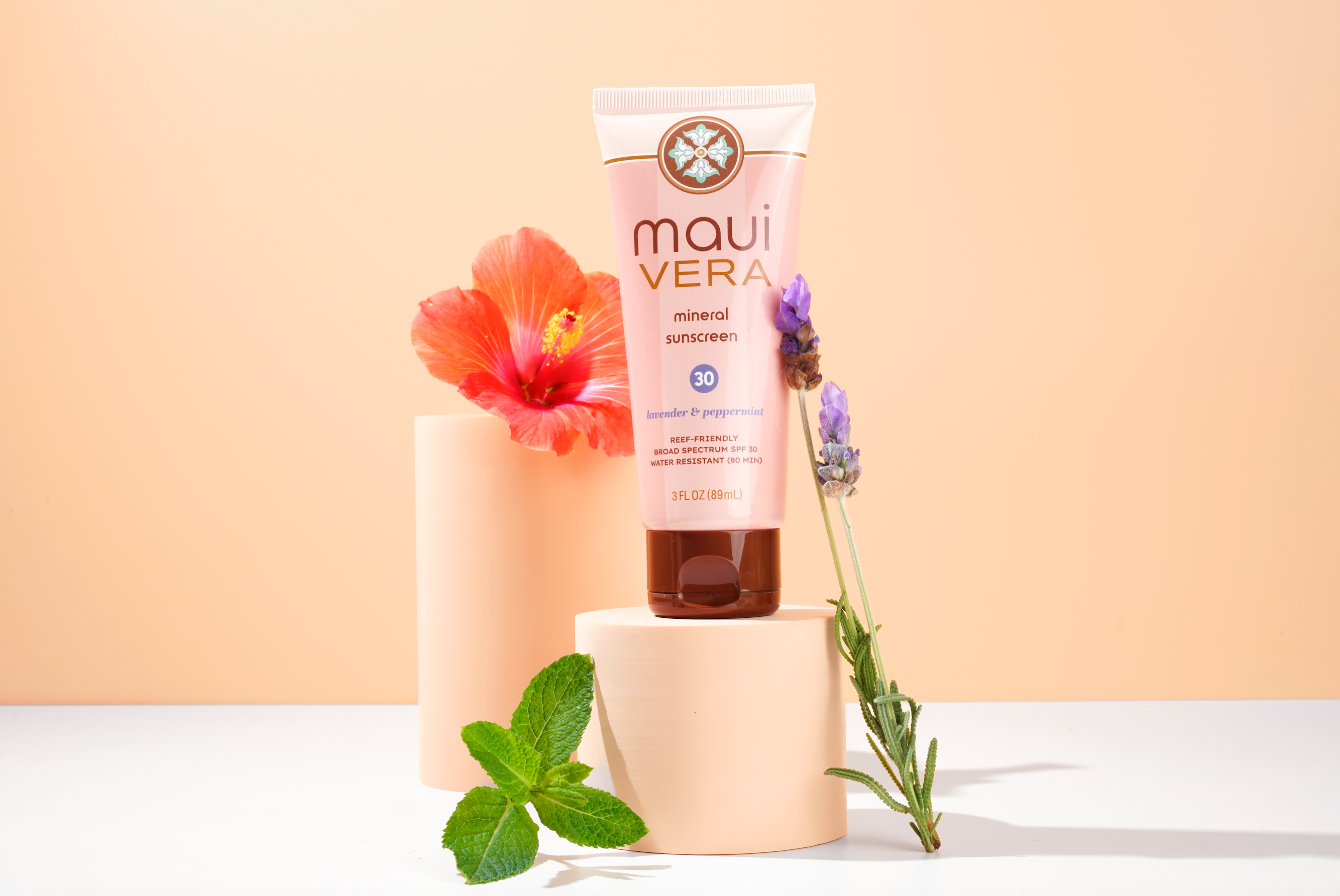 MAUI VERA INC. - Wholesale Sunscreen - New! Mineral Sunscreen SPF 30 Lavender & Peppermint1