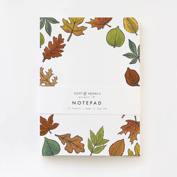 Hinterlässt Notizblock für den Großhandel von Root & Branch Paper Co.