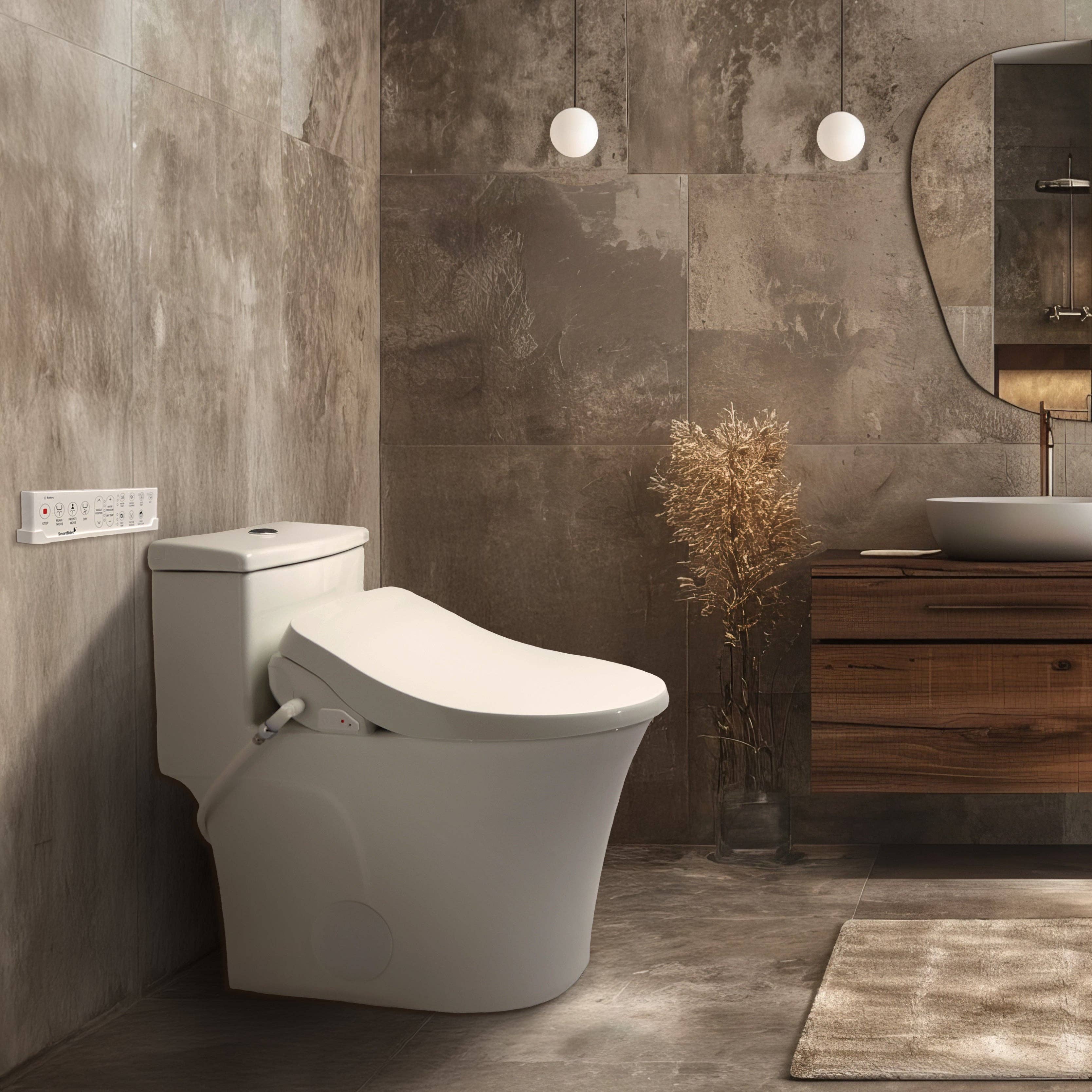 Kproduct4u - Wholesale Toilet Paper Holder - SmartBidet SB-1200 Advanced Electric Bidet Seat for Elongated Toilets with Remote Control (2 Types)1