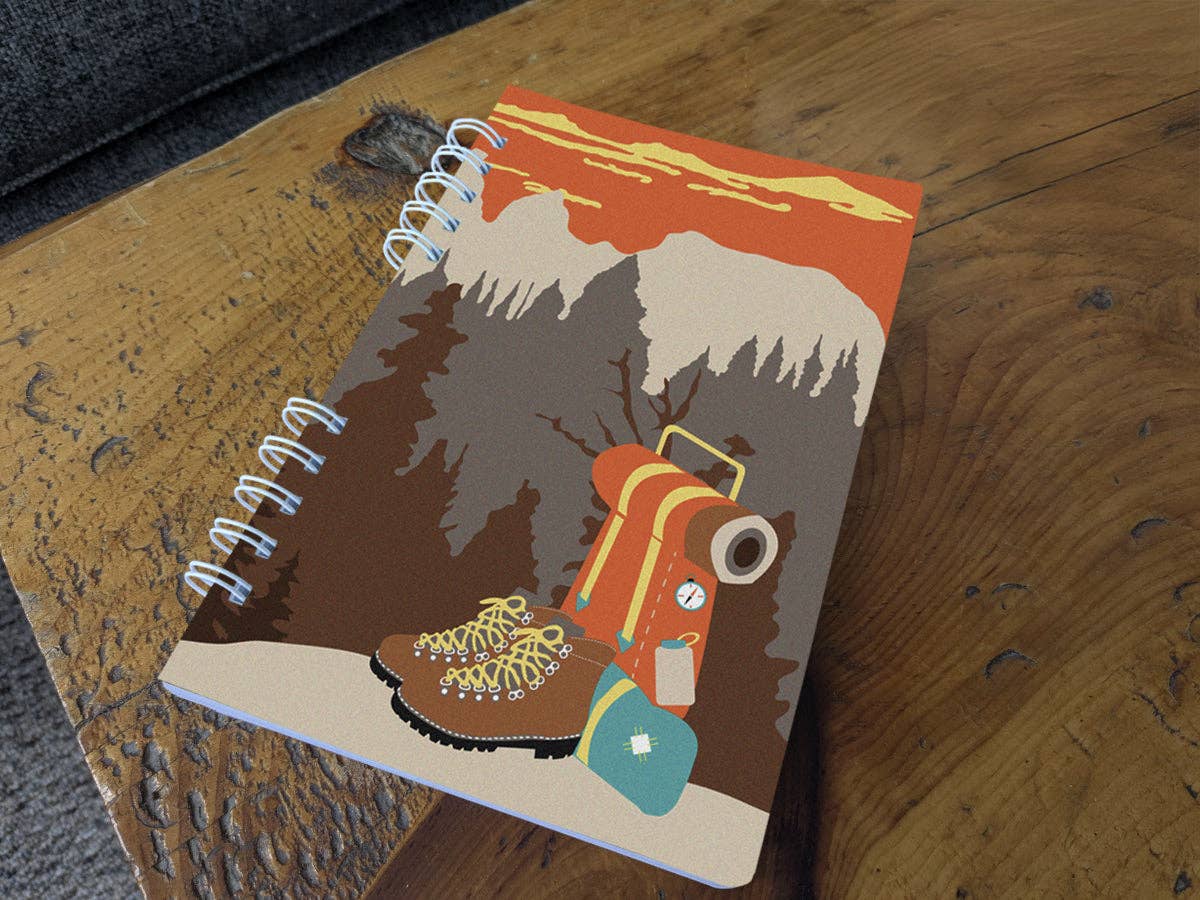 Soijen Illustrations - Wholesale Notebook - Thru-hiker Spiral Notebook3