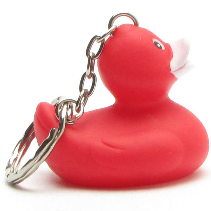 Duckshop - Wholesale Keychain – Child - Friederike red rubber duck key ring - rubber duck1