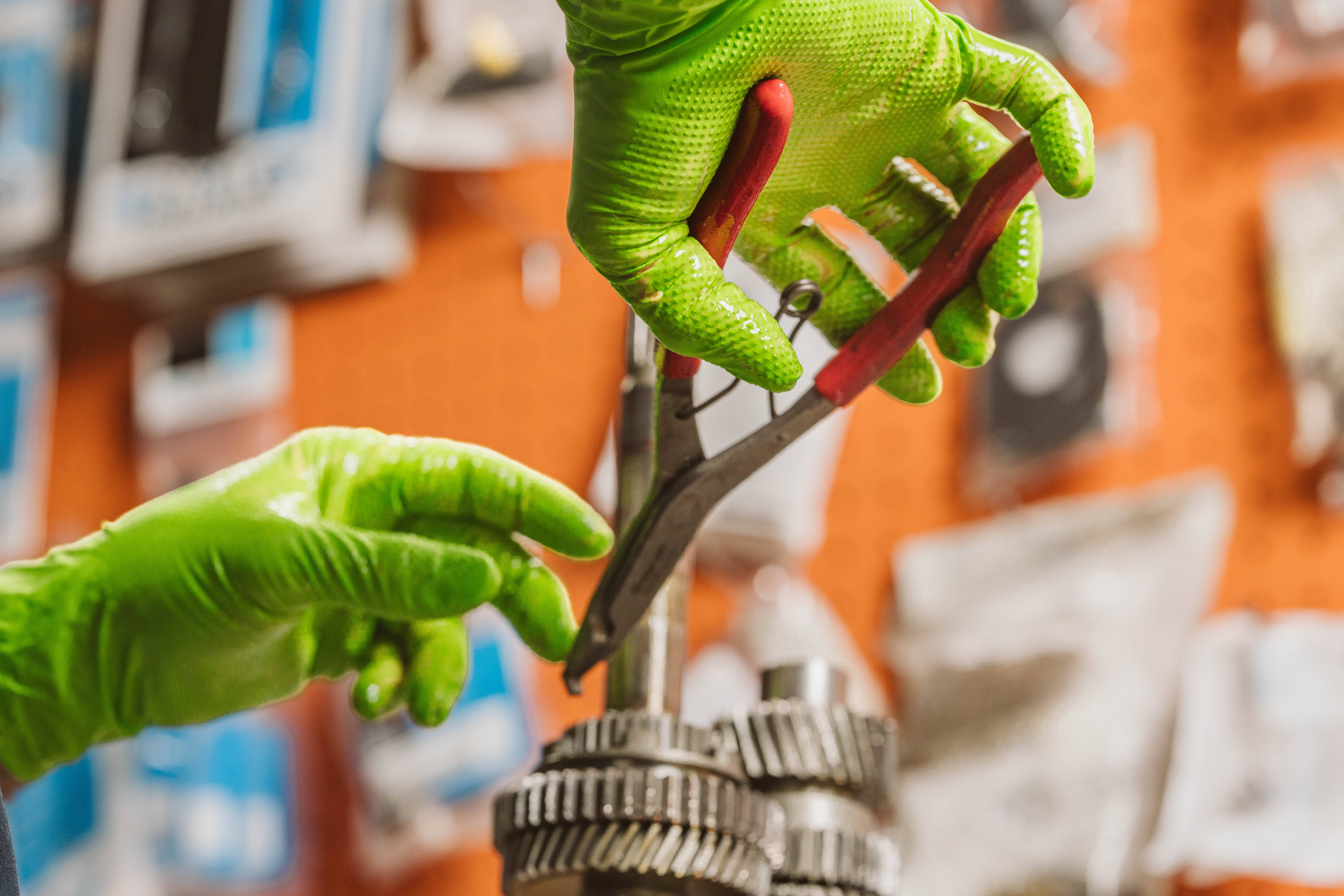 First Glove - Wholesale Cleaning Gloves - First Glove 8 Mil Green Nitrile Case of 1000/CT 2