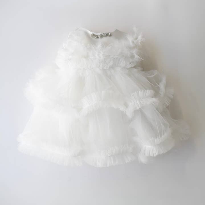 Feather Frida Girls Dress for wholesale by JuniorKids