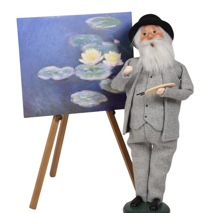 Byers' Choice Ltd. Claude Monet w/ Easel 2267M (New 2026) for wholesale by Byers Choice