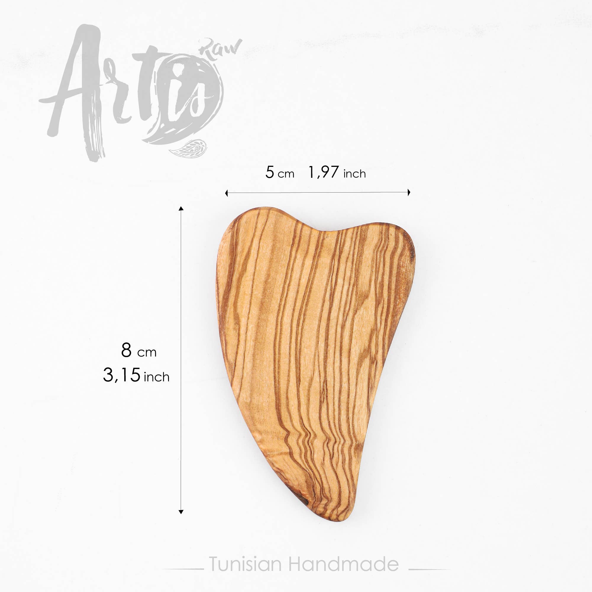 Krafts GmbH Olive Wood - Wholesale Gua Sha Tool - Gua Sha Olivenholz – Herzform Massage & Handgemacht1