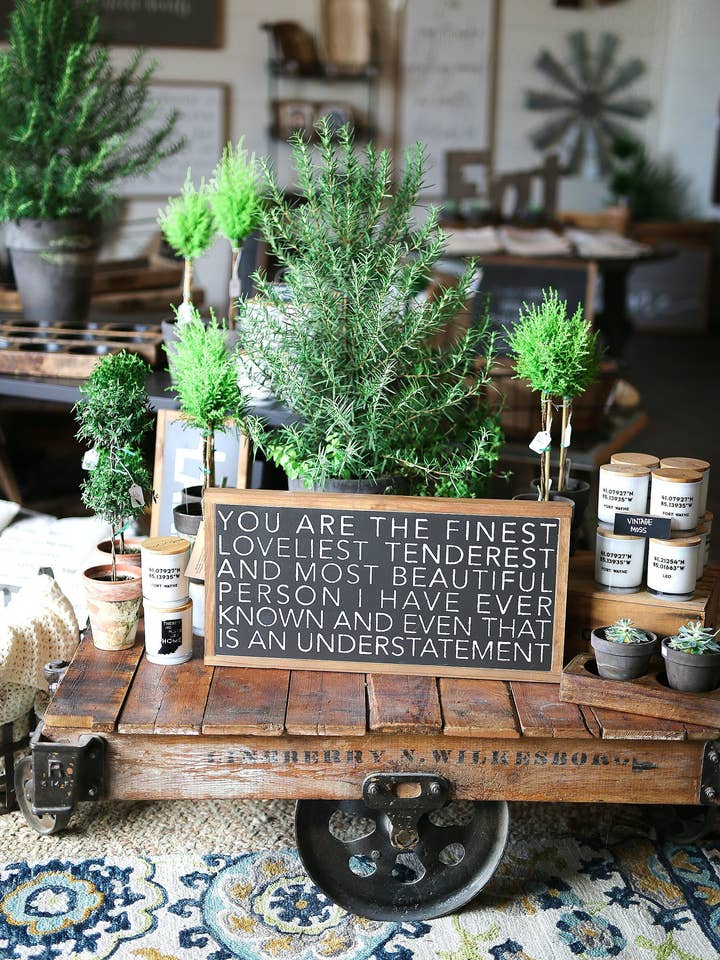 You Are The Finest Loveliest Wood Sign for wholesale by The Shed Interiors