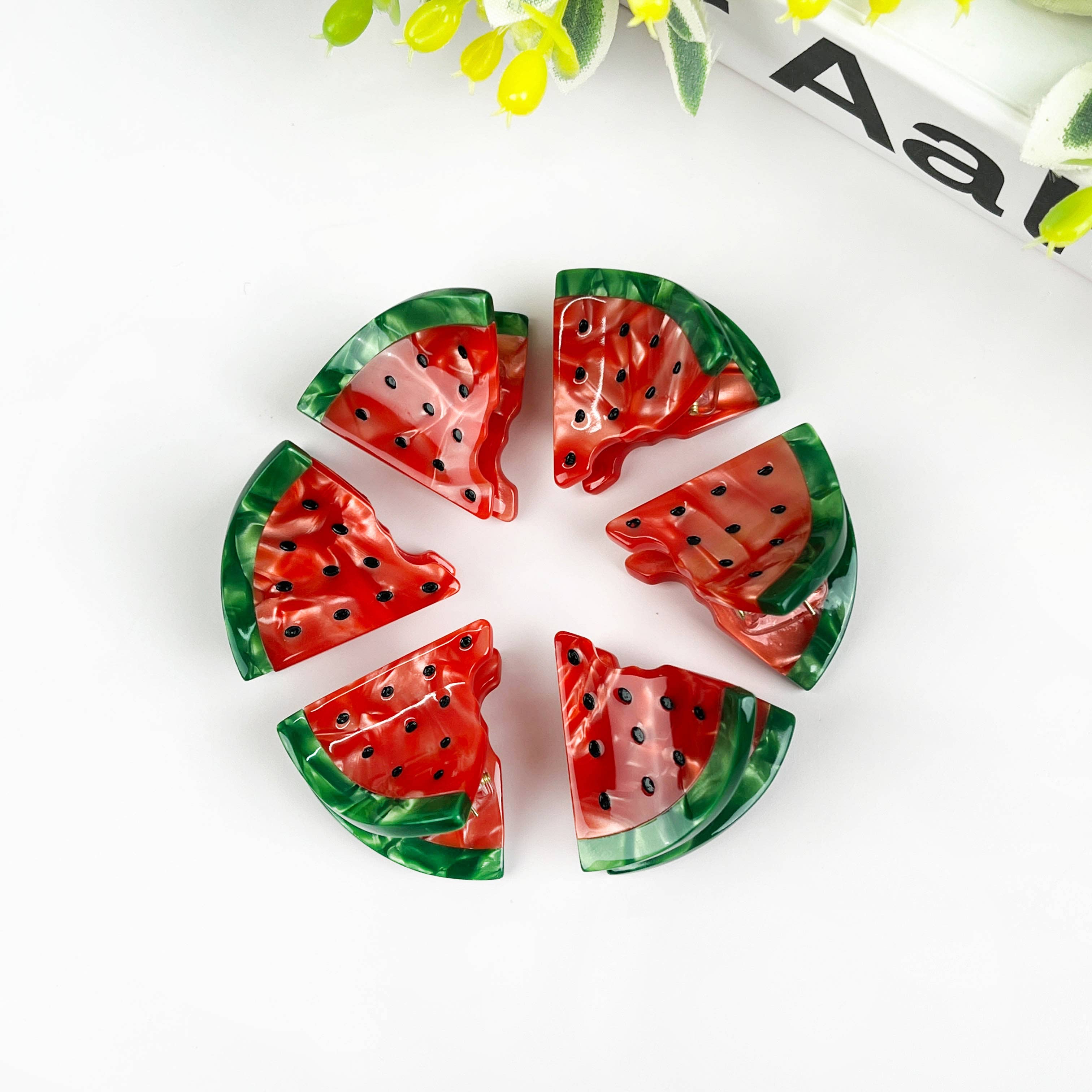 TheDivaSoap - Wholesale Haarclip - Dames - Kleine haarclip met fruitmotief, haaraccessoires van 3 cm13