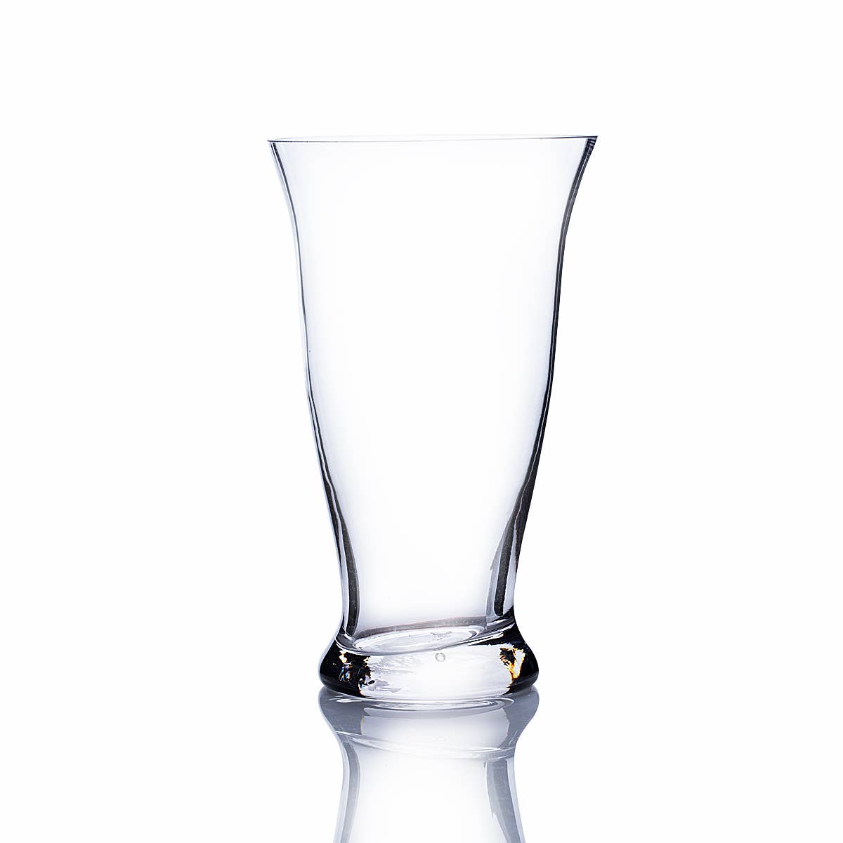 WGV International - Wholesale Vase - WGV Clear Tapered Floral Bouquet Vase - 8"H0